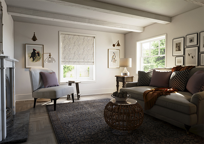 Laura Ashley Pussy Willow, Natural - Twist&Fit Roman Blind - Image 7